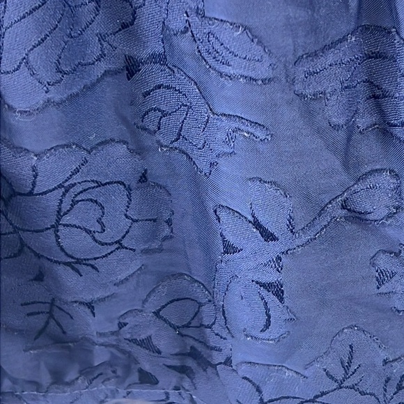 Mason & Belle Women’s Top / Blouse Sz L Navy Semi-sheer w/Lining Polyester NWT - Picture 7 of 13